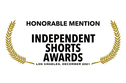 2021 Independent Shorts Awards Honorable Mention logo